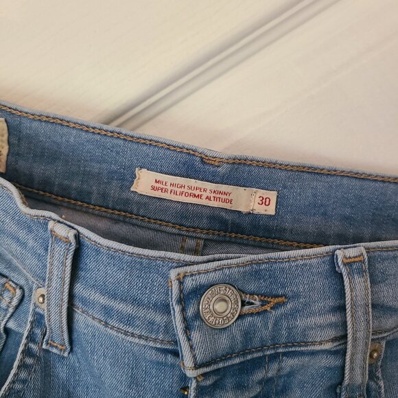 Levi's skinny jeans, light blue - 30 - Picture 3 of 3
